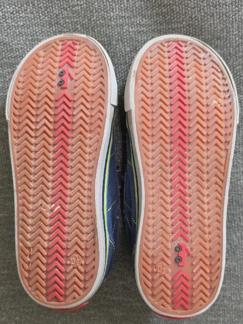Kids Navy Blue Velcro Sneakers